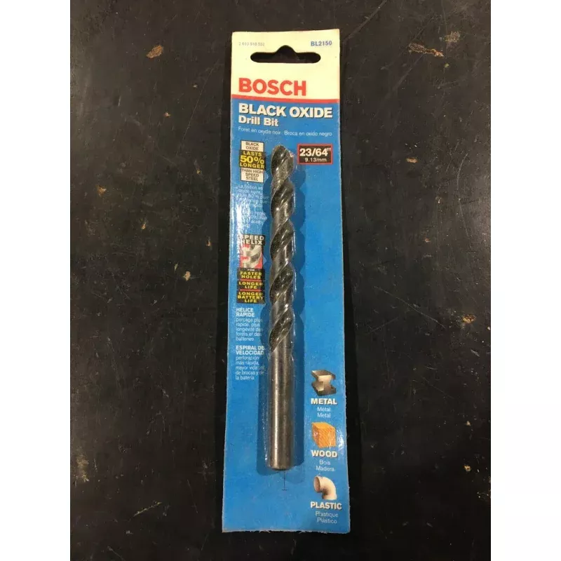 23/64 Black Oxide Drill Bit BL2150
