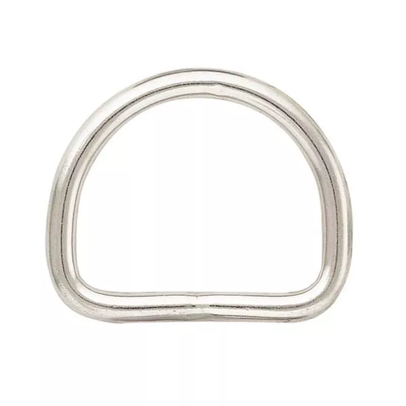 #3252 Welded D-Ring Stainless Steel, 1-3/4"
