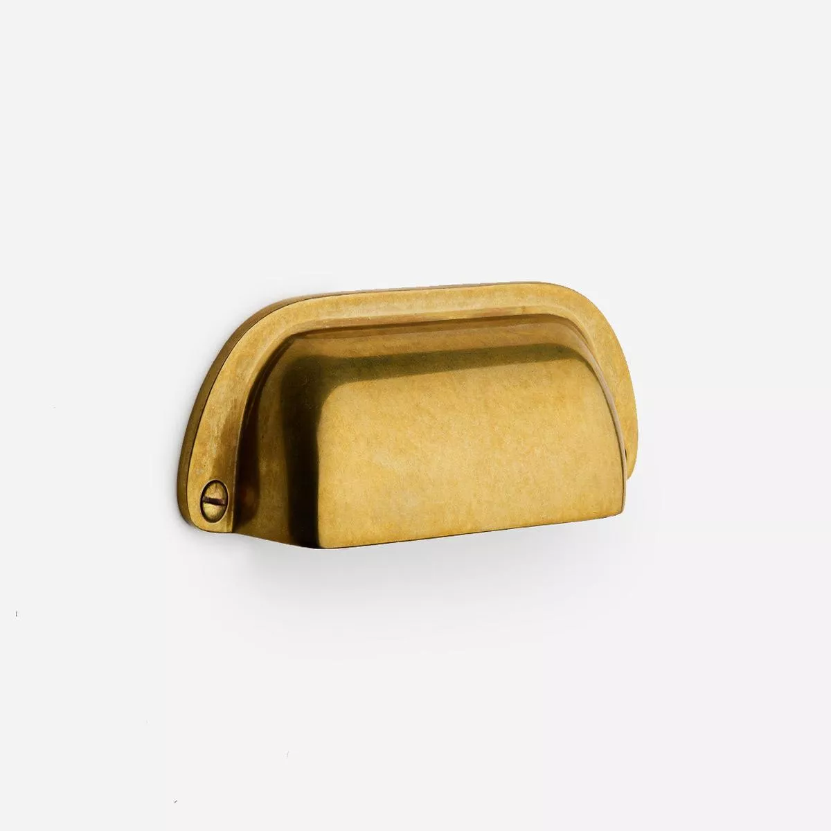 Dane Pull, 4" - Unlacquered Aged Brass