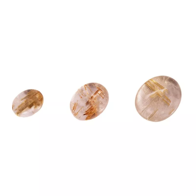 Oval Rutilated Quartz Cabochon