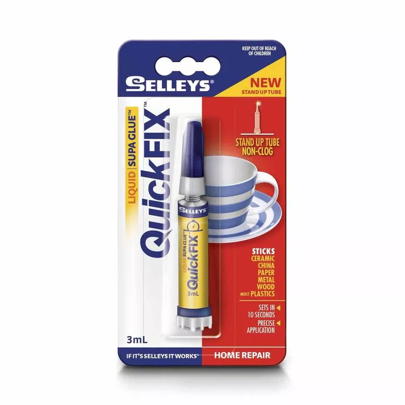 Selleys Quick Fix Liquid Supa Glue 3ml Clear