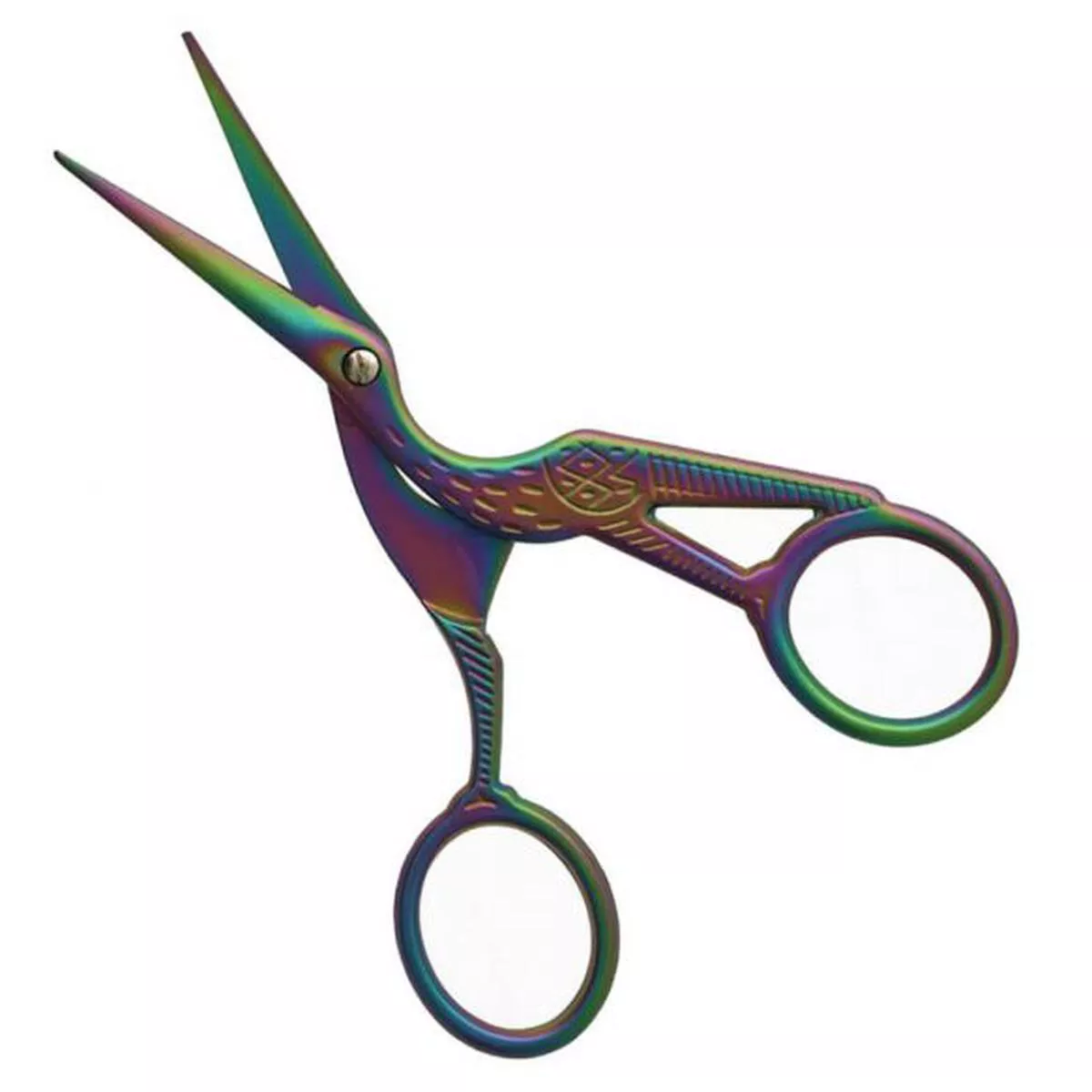 STORK EMBROIDERY SCISSORS - RAINBOW