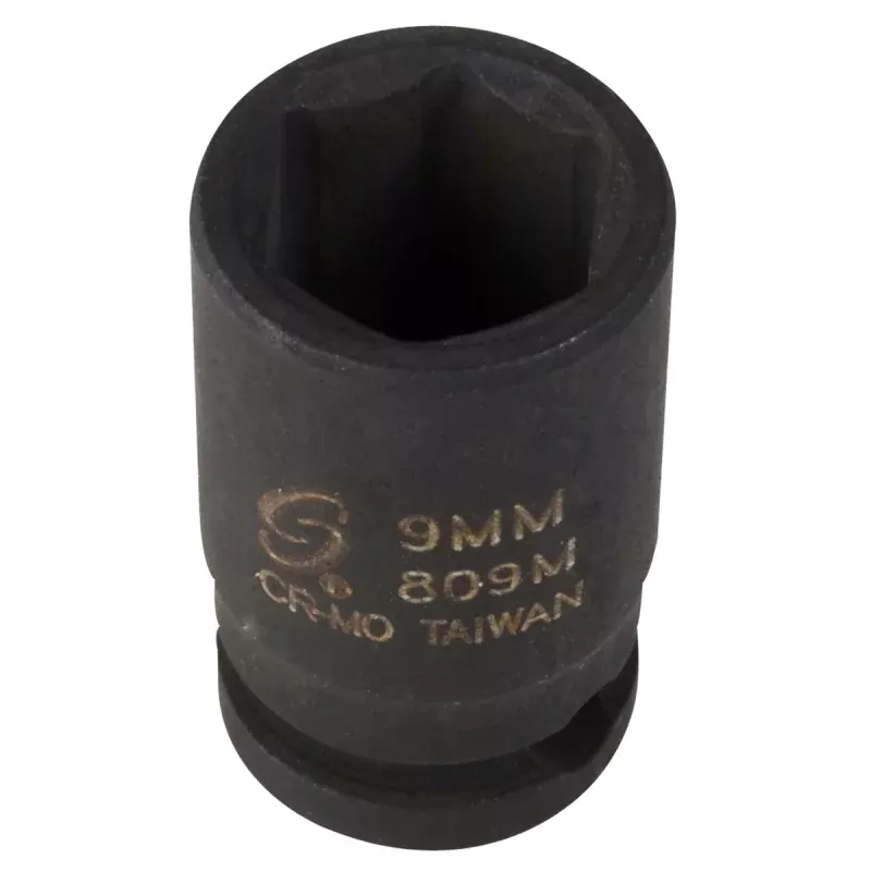 Sunex 809M 1/4 Drive 9mm Impact Socket