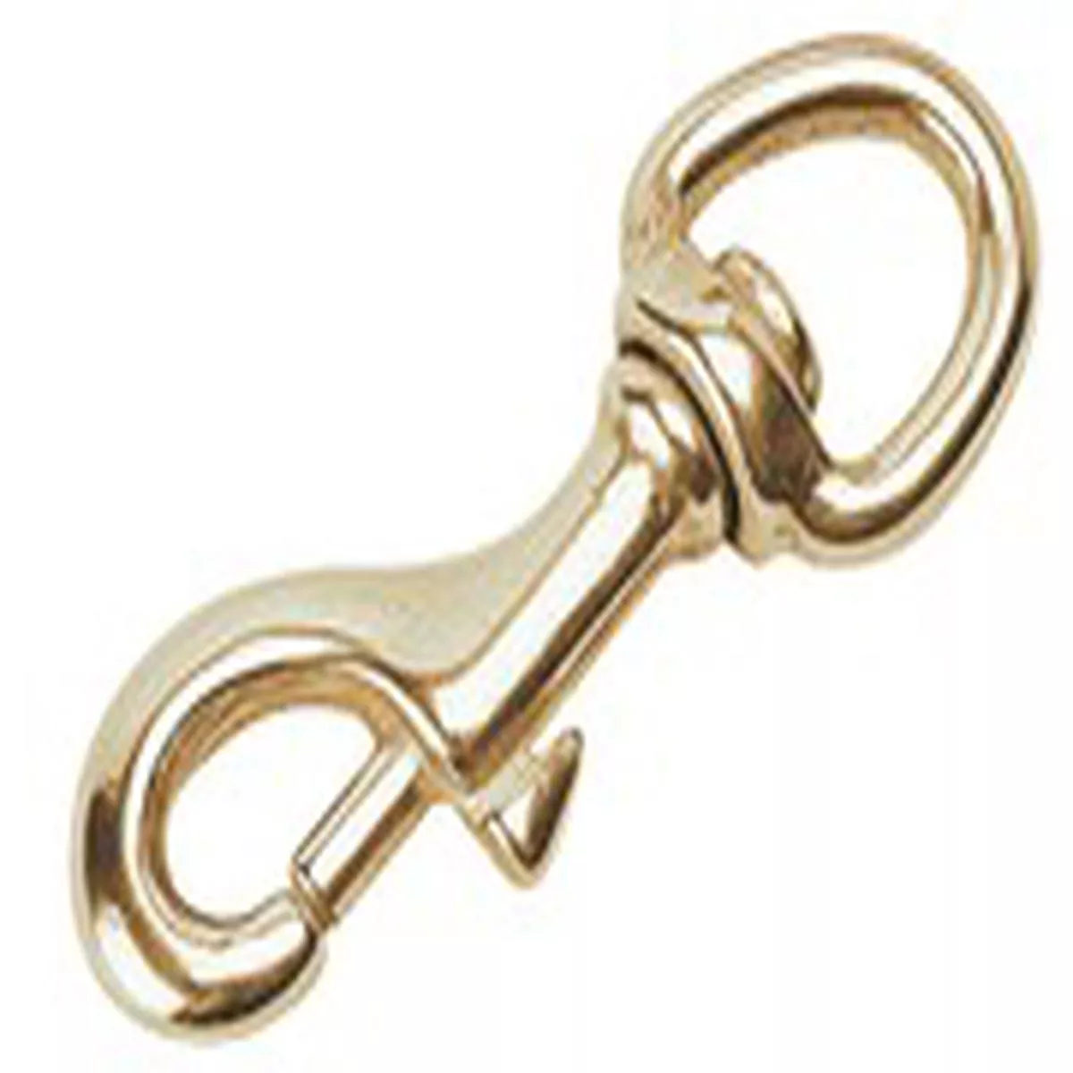 SWIVEL EYE BOLT SNAP - BRASS