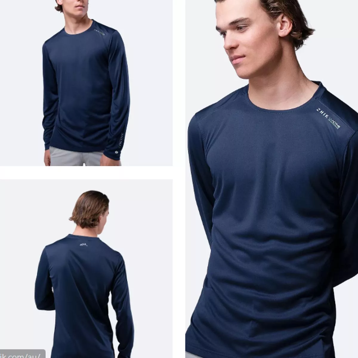 Zhik Mens UVActive UPF50+ Long Sleeve Top - NAVY | S