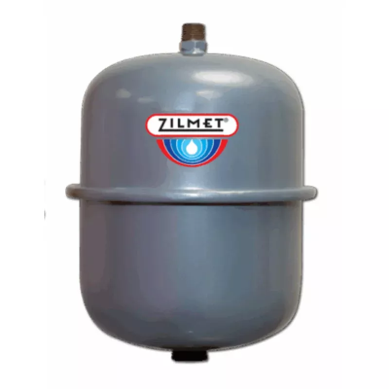 Zilmet ZHT18-30 Cal Pro 4.8 Gallon In-Line Hydronic Expansion Tank, 1/2 MNPT